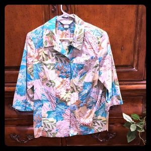 Allison Daley Hawaiian print Blouse